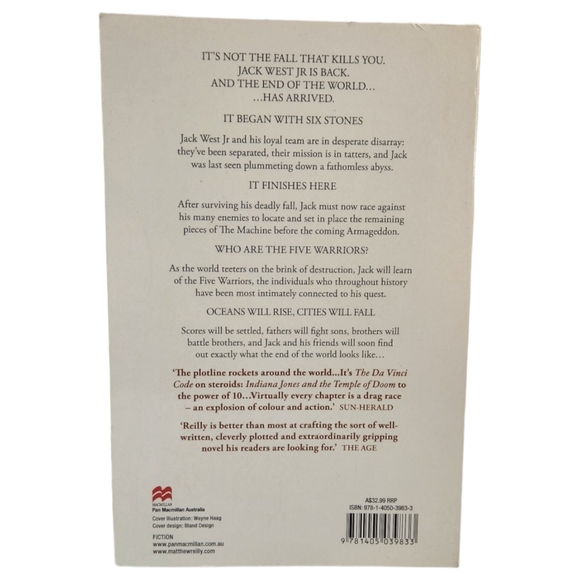 The Five Greatest Warriors by Matthew Reilly - Picture 2 of 5